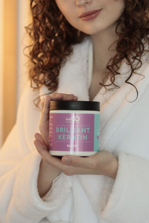 Kератиновая маска для любого типа волос 250 мл. Keratin SPA hair repair в Хабаровске