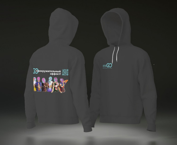 Худи с логотипом Dctr.Go в Хабаровске