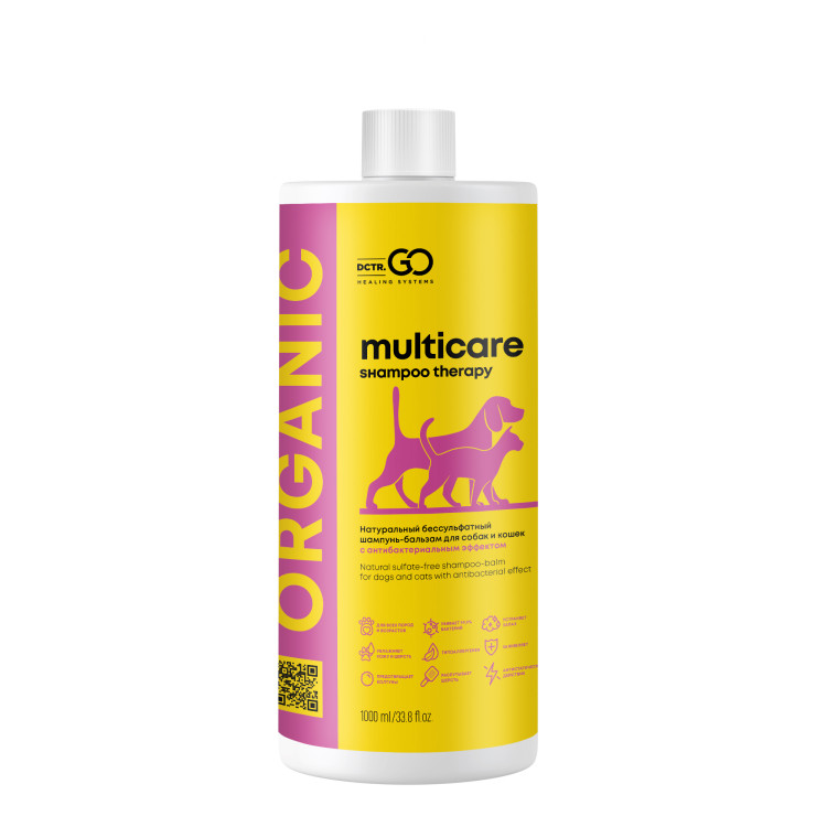 Dctr.Go Шампунь-бальзам для животных Sнampoo Therapy "Мультиуход" 1000 ml в Хабаровске