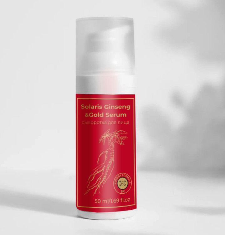 Сыворотка  для лица с корейским женьшенем и золотом 50 мл в Хабаровске